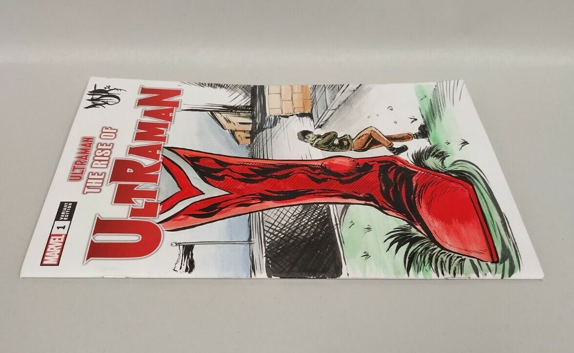 Rise of Ultraman #1 (2020) Blank Cover Variant Comic W Original Art ARG COA #266