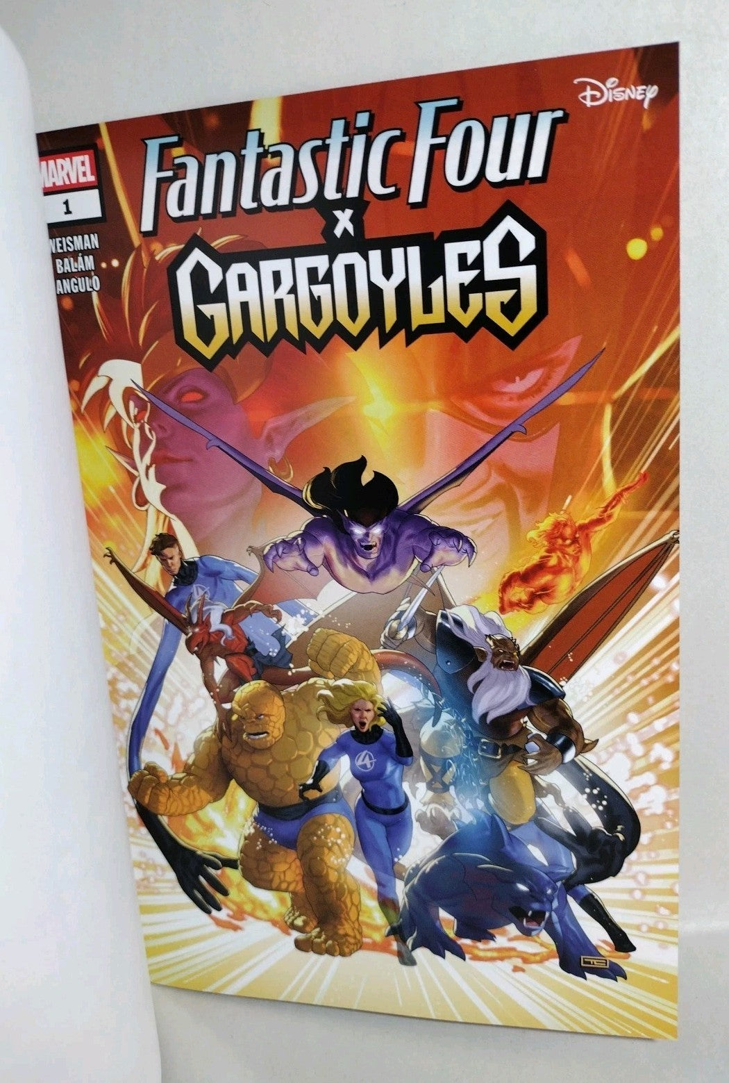 Fantastic Four X Gargoyles #1 (2025) Marvel Sketch Variant W Original DCastr Art
