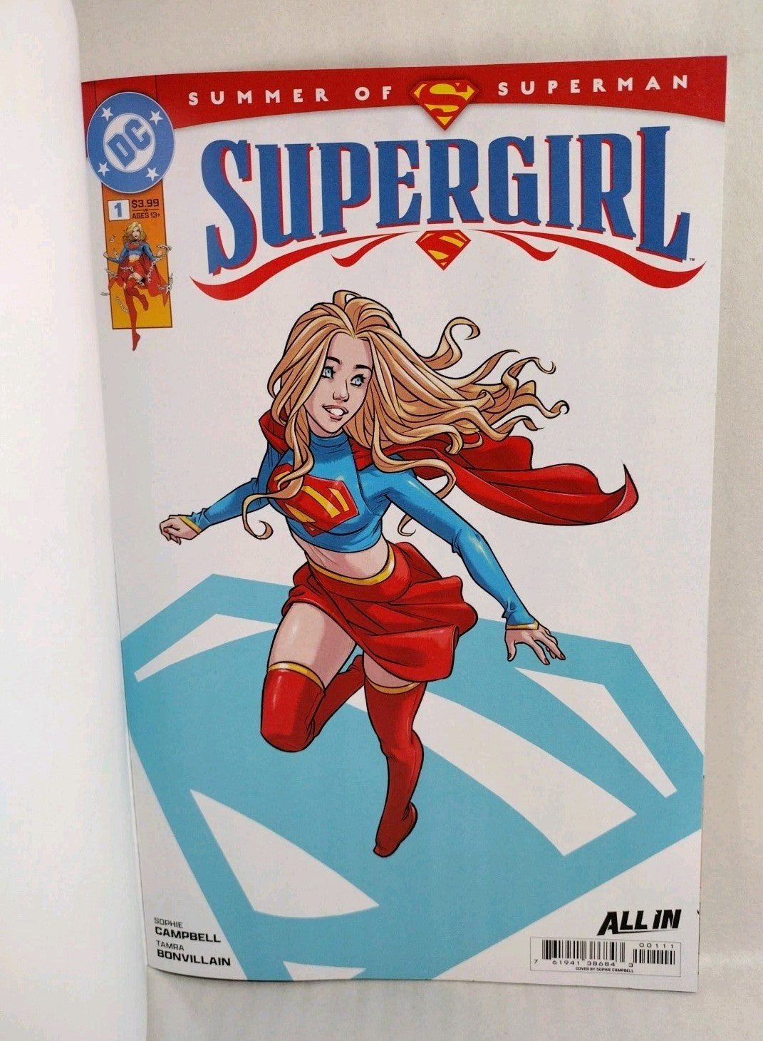Supergirl #1 (2025) DC Sketch Variant Cover Comic W Original Dave Castr Art