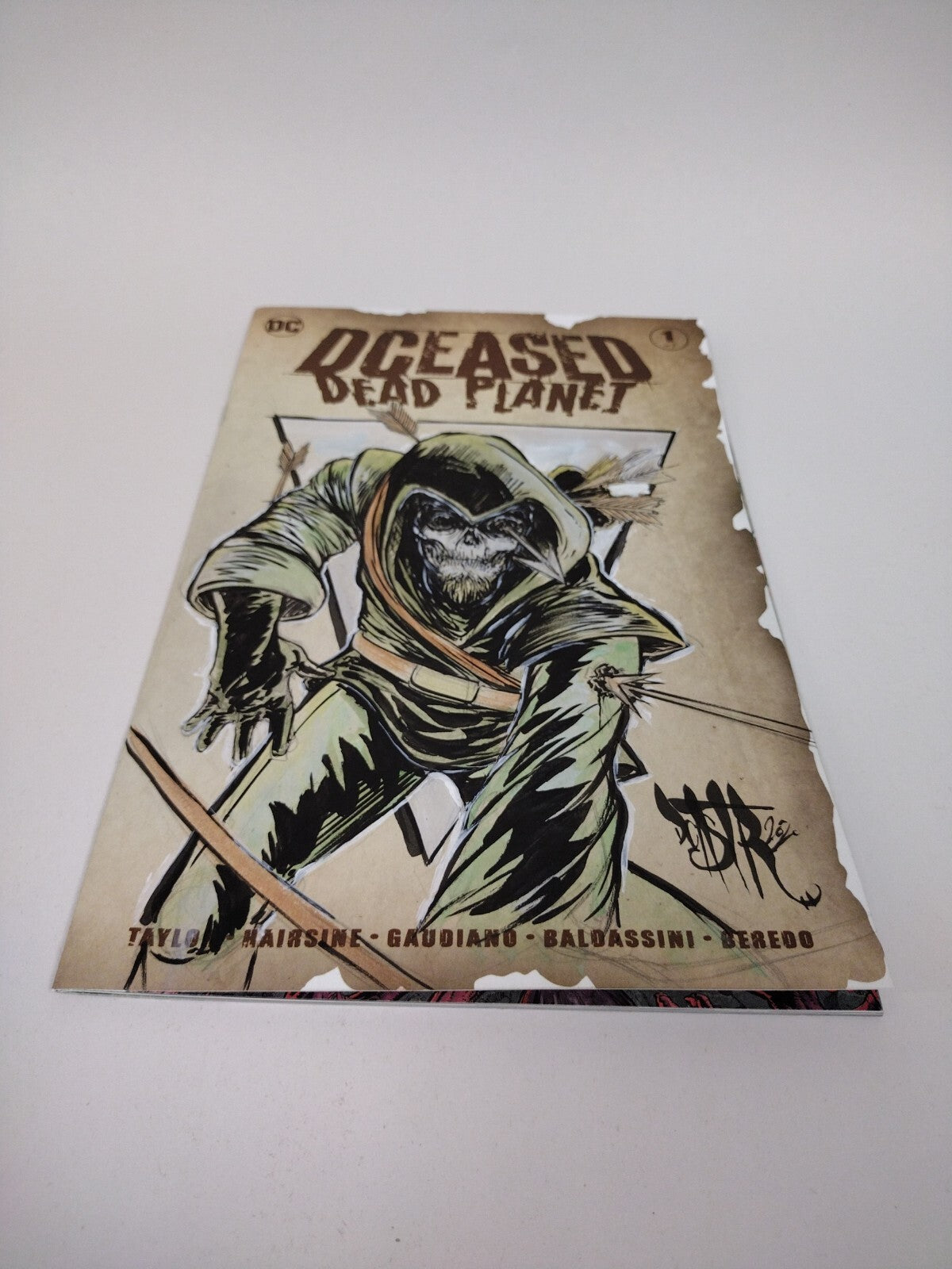 DCeased Dead Planet #1 (2020) DC Comic Sketch Cover w Original DCastr DCastr Art