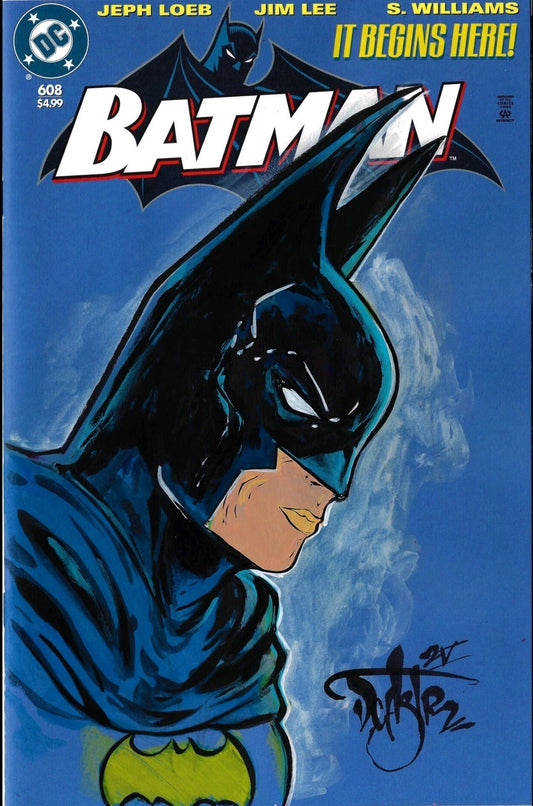 Batman 608 Facsimile Edition (2025) DC Comic Sketch Cover W Original DCastr Art
