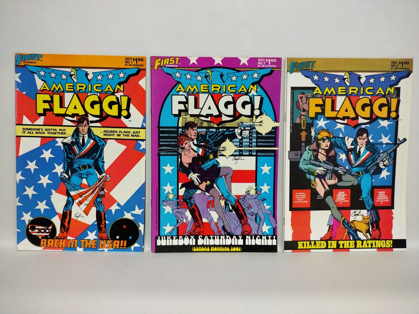 American Flagg (1983) First Comic Lot Set 1-6 8 9 11 14 15 19 23 25 39 41 46 48+