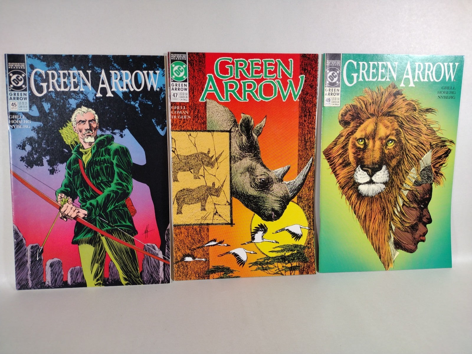 Green Arrow (1988) DC Comic Mike Grell 34 Issue Lot VF-NM