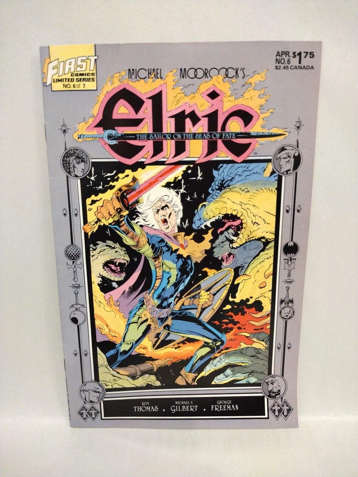 Elric The Sailor Of The Seas Of Fate (1985) Complete First Comic Set #1-7