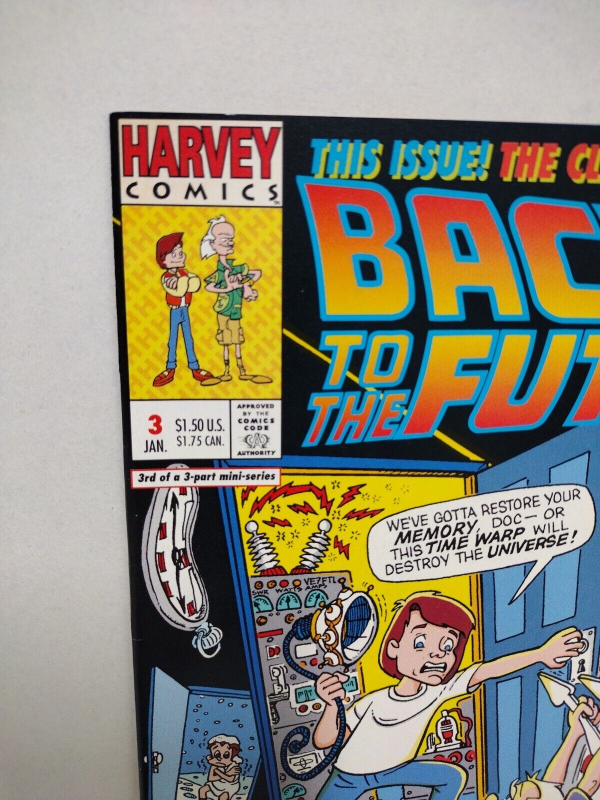 Back To The Future #3 (1993) Harvey Comic Last Issue VF