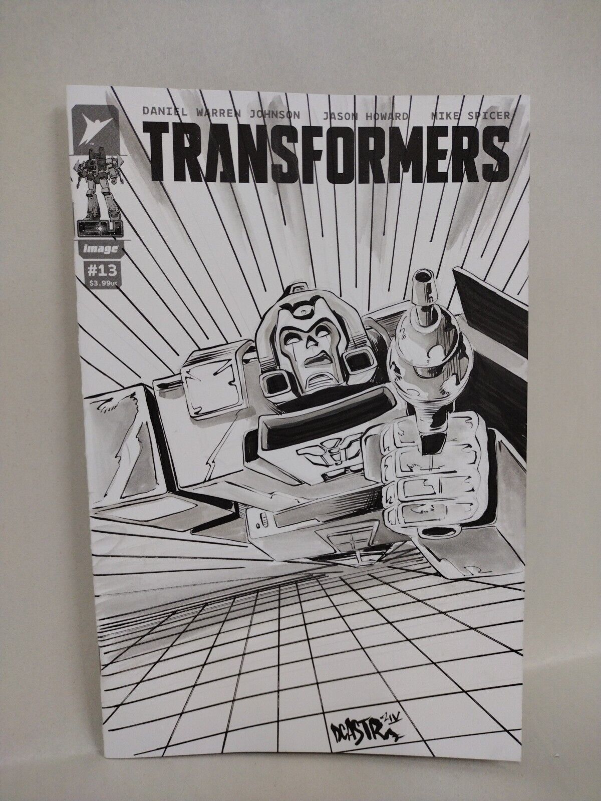 Transformers #13 (2024) Image Comic Sketch Variant Cover W Original Springer Art