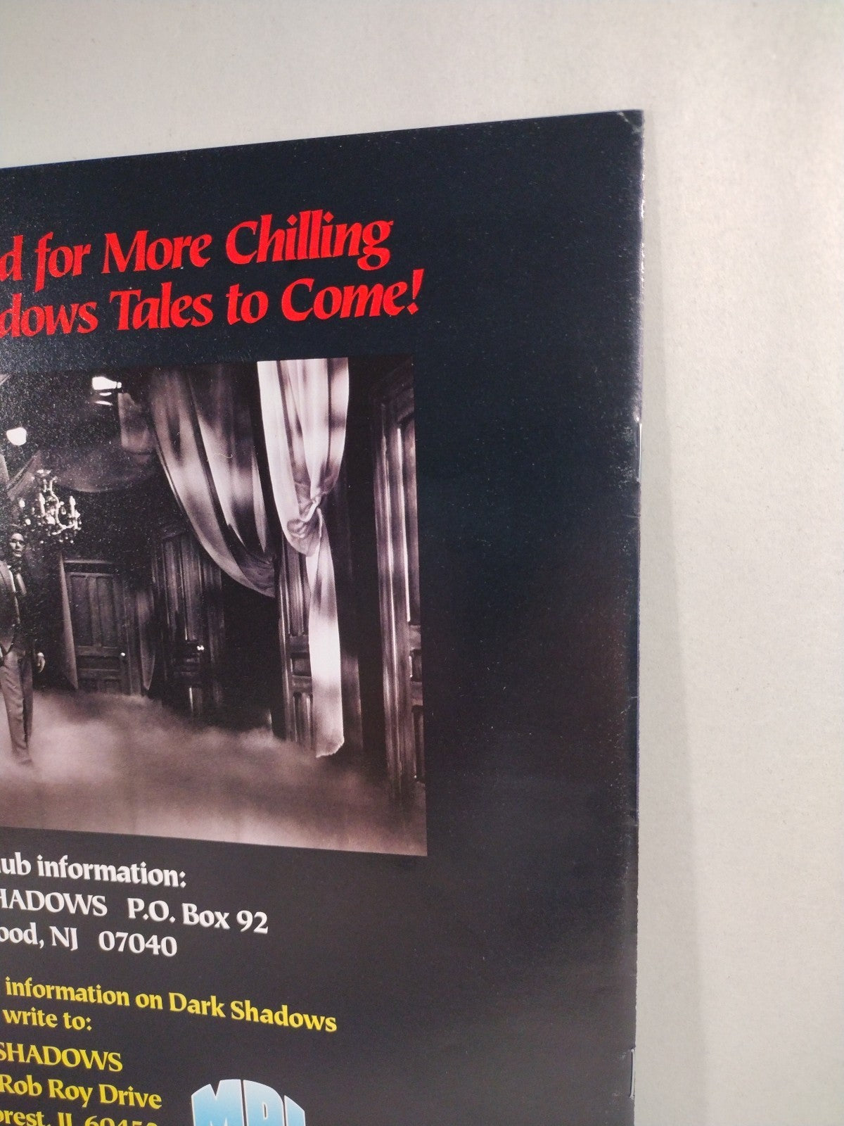 Dark Shadows Catalog (1990) MPI Merchandise Articles With Product descriptions