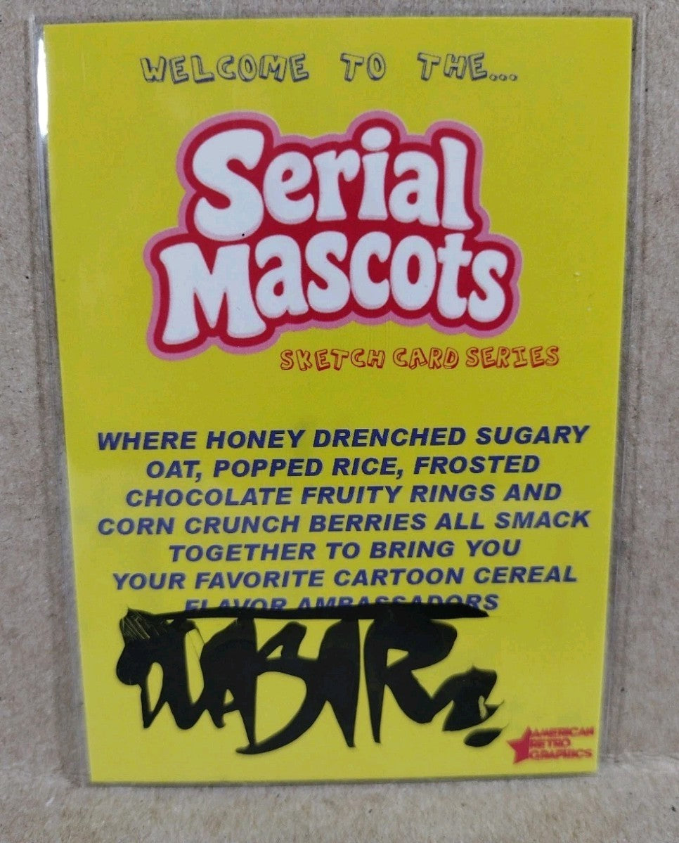 Serial Mascots (2026) ARG Sketch Card W Original Dave Castr Tucan Sam Art