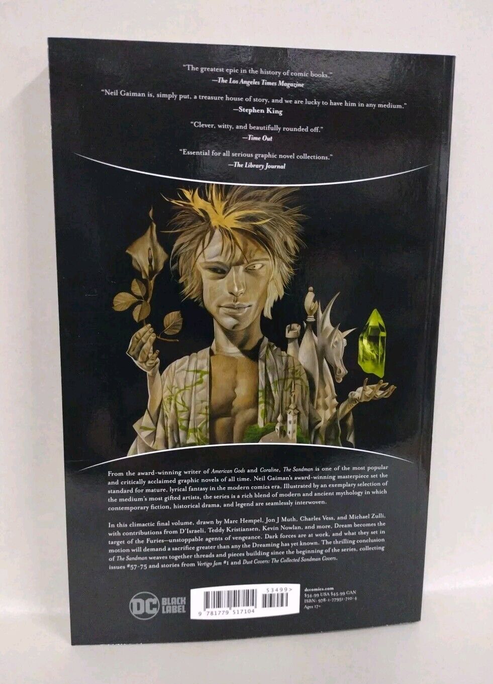 SANDMAN Book 4 (2022) DC Comics Black Label TPB SC Collects #57-75 Gaiman New