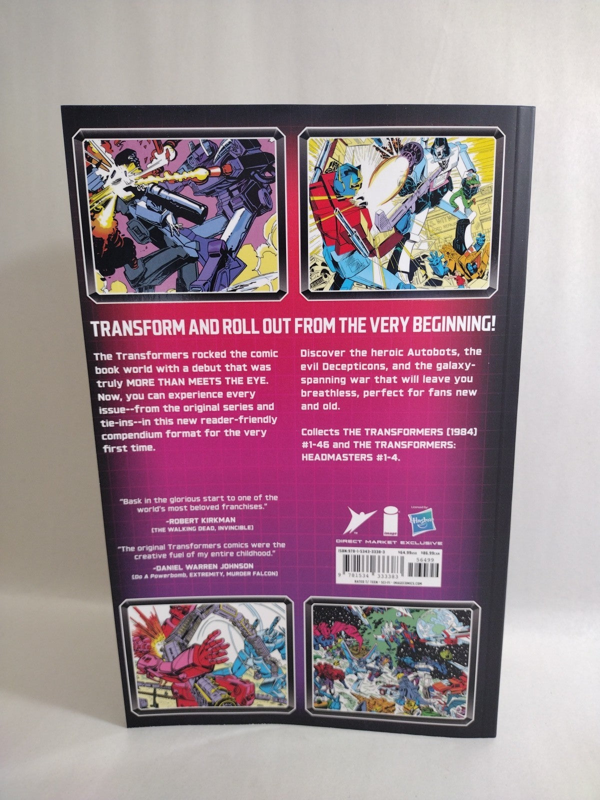 Transformers Compendium Vol 1 Image Comics 2025 Direct Market TPB Optimus Prime