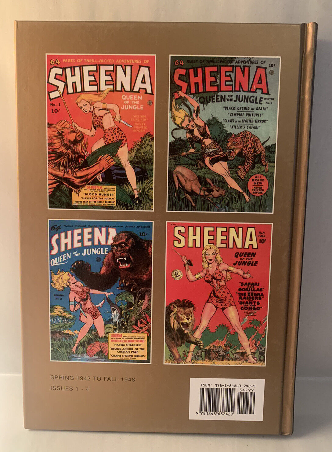 SHEENA JUNGLE QUEEN Vol 1 (2014) PSArtbooks HC Golden Age Comic Rep #1-4 New HC