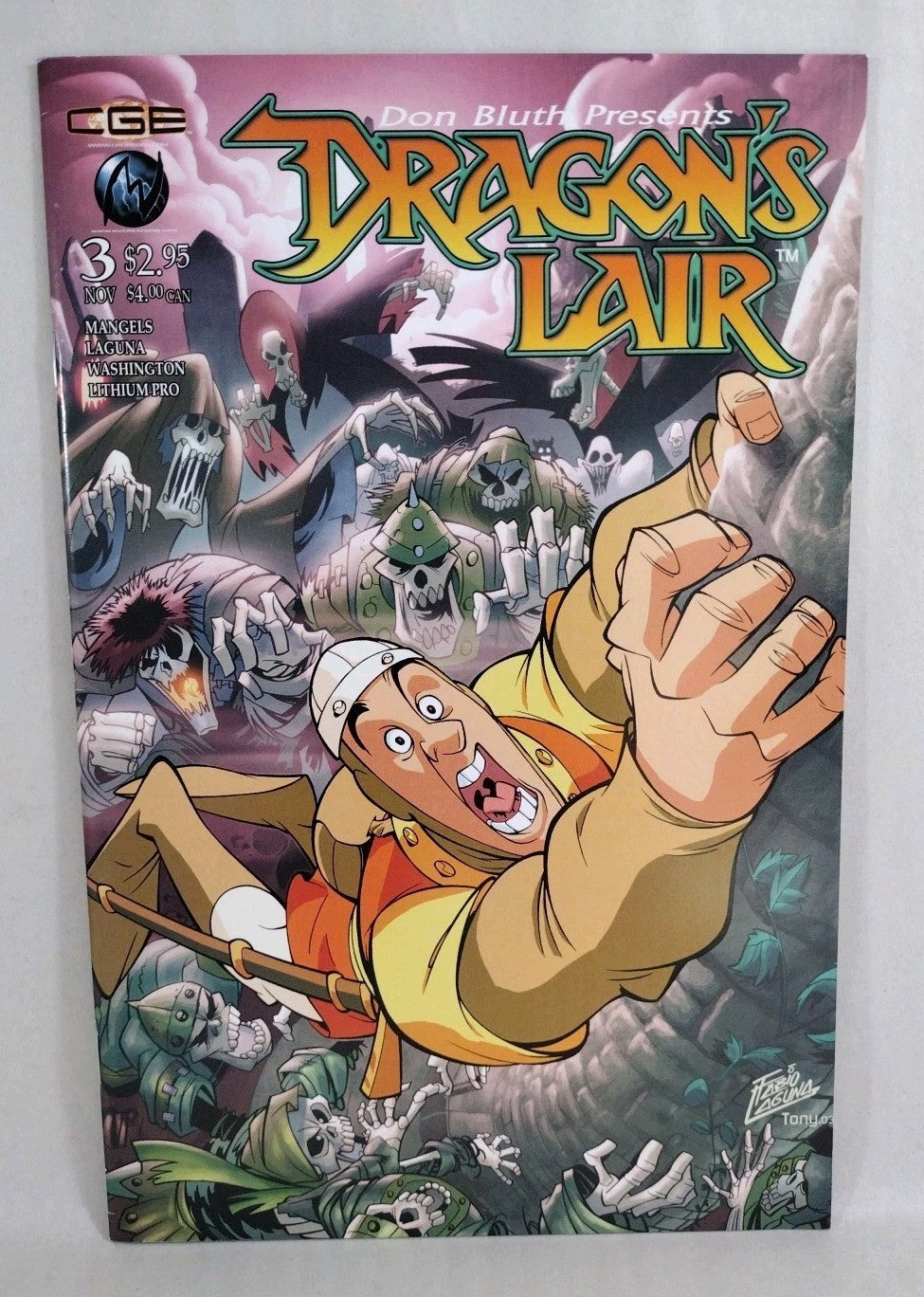 Dragon's Lair #3 (2003) CGE Don Bluth Comic VF