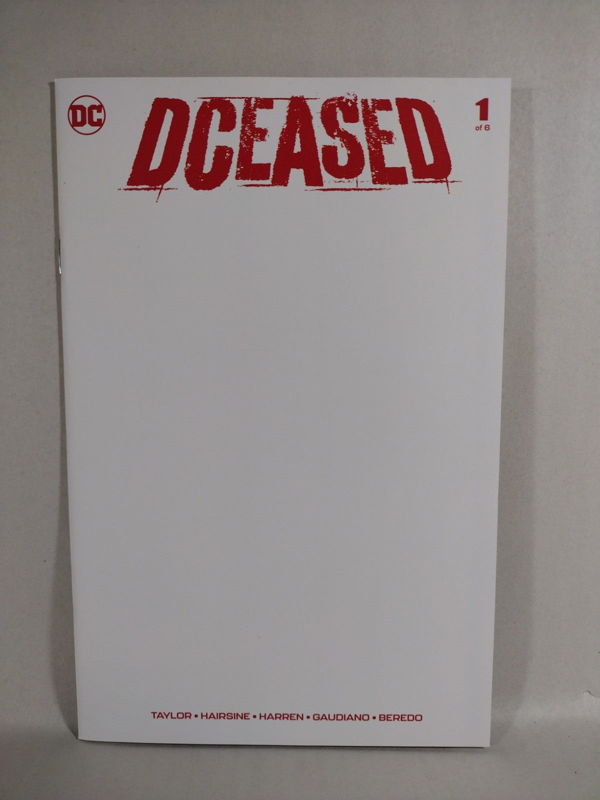 DCEASED #1 (2020) DC Comics Blank Sketch Variant Cover New NM
