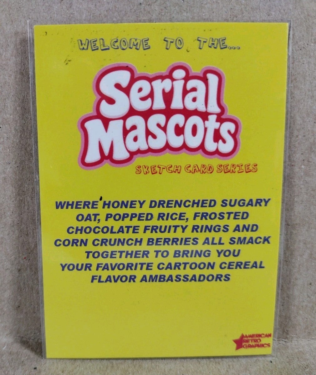 Serial Mascots (2026) ARG Sketch Card W Original Dave Castr Tony The Tiger Art