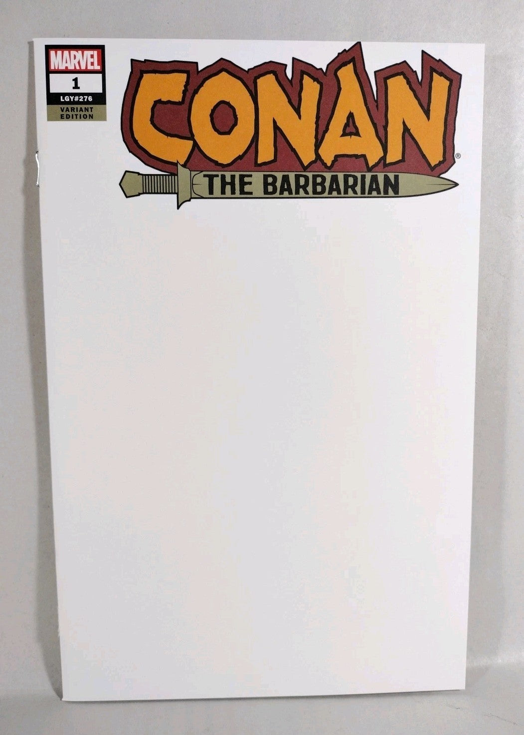Conan The Barbarian #1 (2019) Marvel Comic Blank Sketch Cover New NM