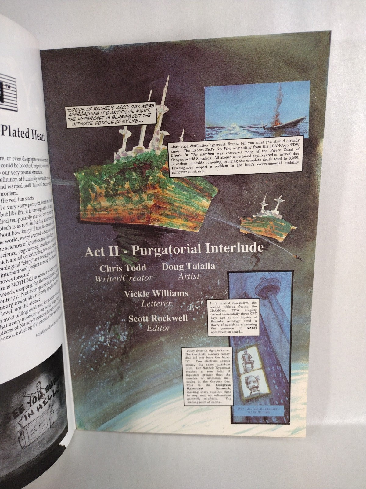 Cyberpunk (1990) Innovation Comic Set #1 2 Bk II 1-2 Seraphim Files 1 VG-VF