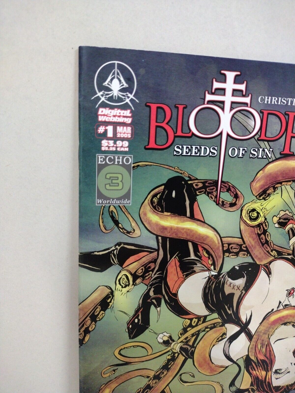 Bloodrayne Seeds Of Sin #1 (2005) Digital Webbing Comic Variant FN-VF