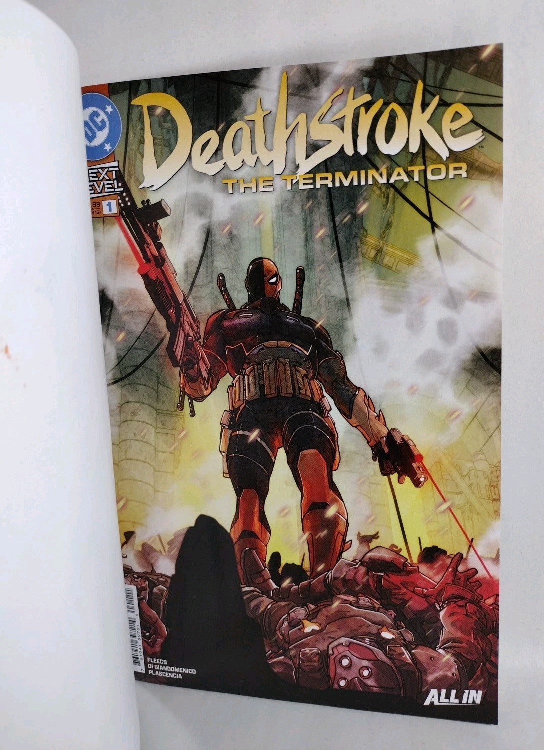 Deathstroke Terminator #1 (2026) DC Sketch Var Cover Comic W Original DCastr Art