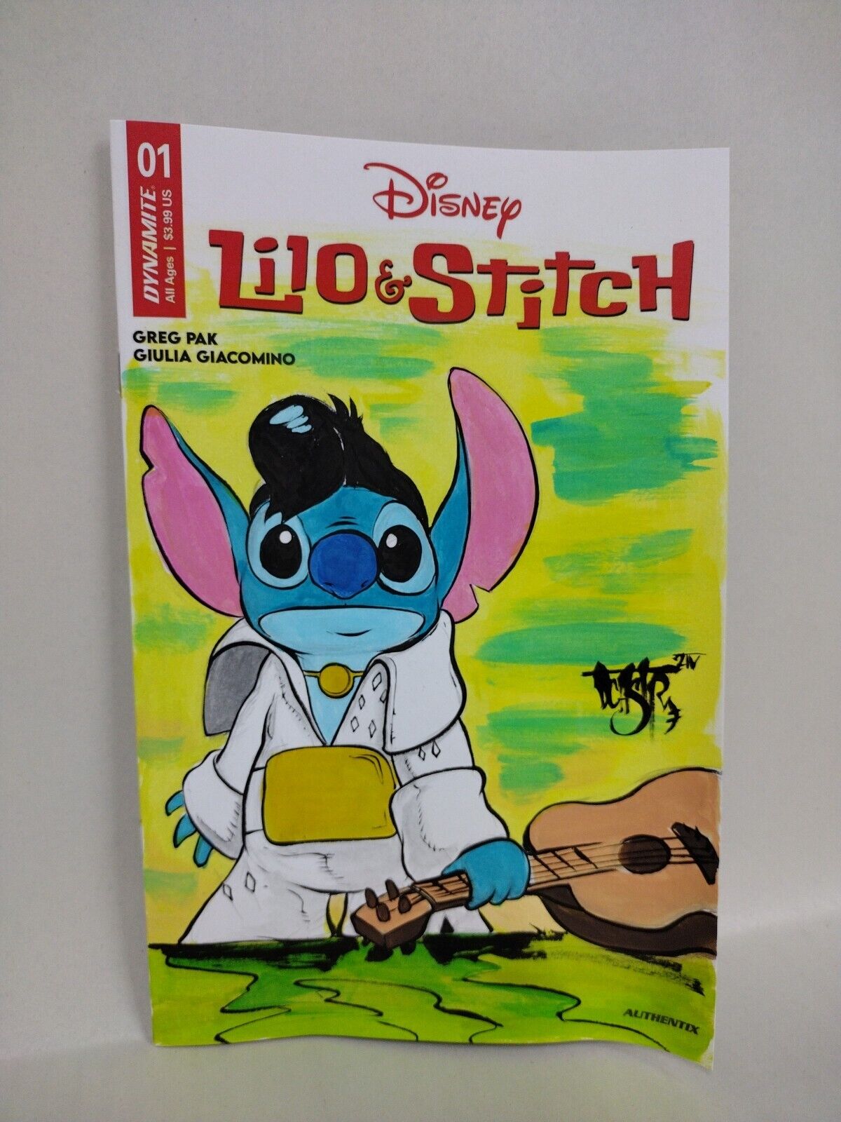 Lilo & Stitch #1 (2024) Disney Dynamite Sketch Variant Cover W Original Art 