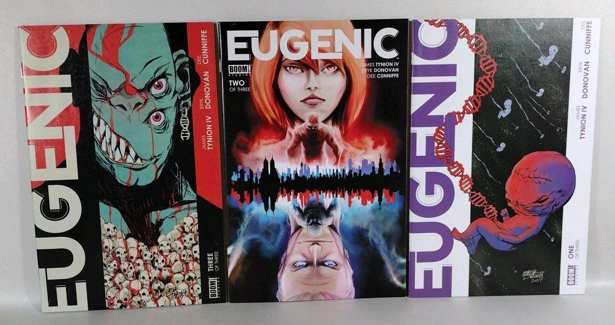 Eugenic (2017) Complete Boom! Studios Comic Set 1 2 3 James Tynion Donovan VF-NM