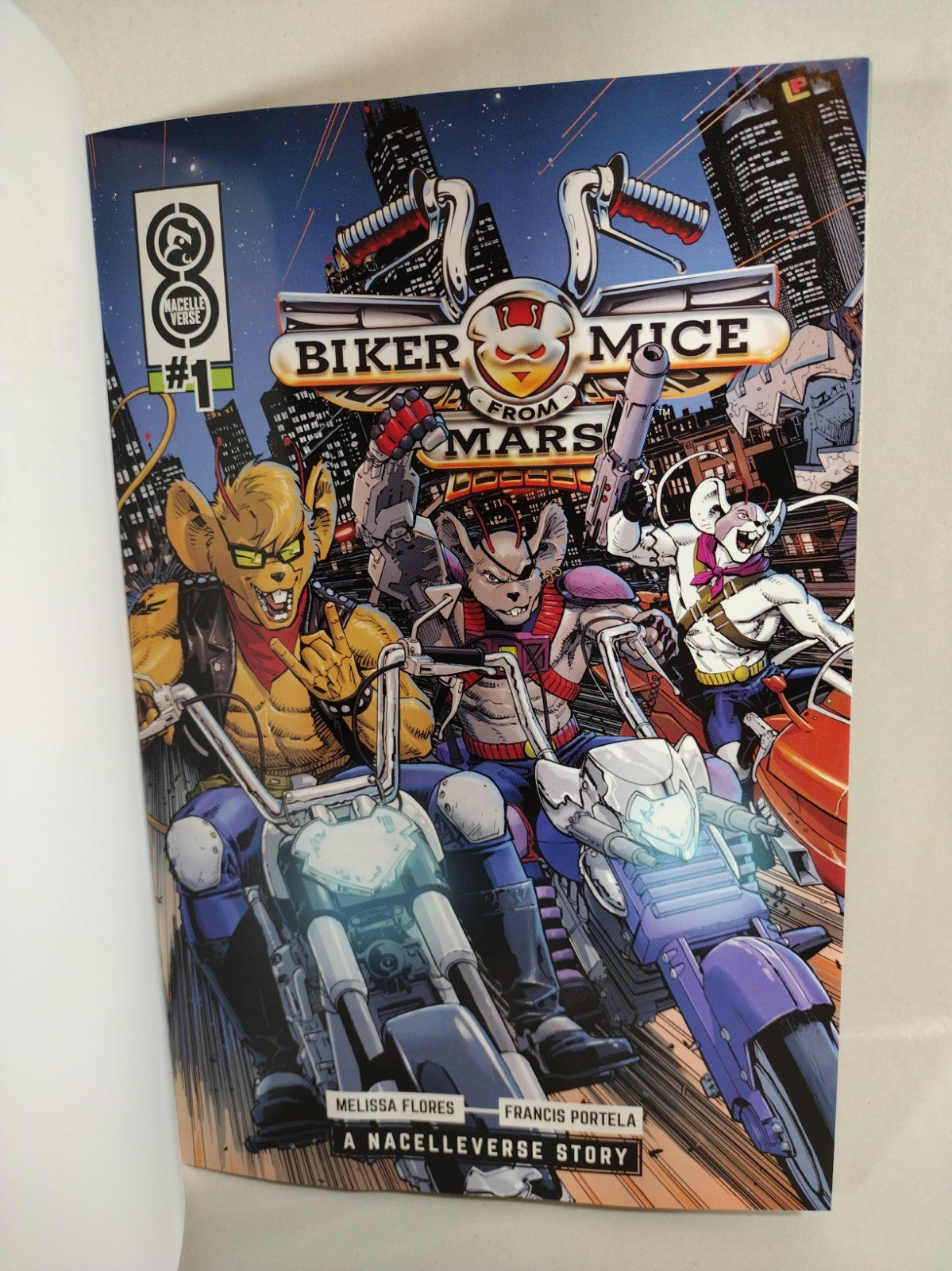 Biker Mice From Mars #1 (2024) Oni Nacelle Blank Sketch Cover Variant Comic NM