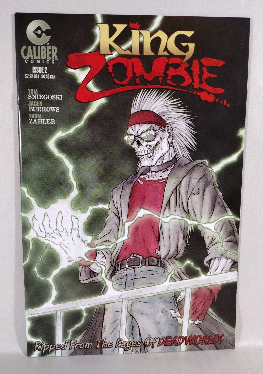Zombie King #1 2 (1998) Caliber Comic Tom Sneigoski Jacen Burrows VF