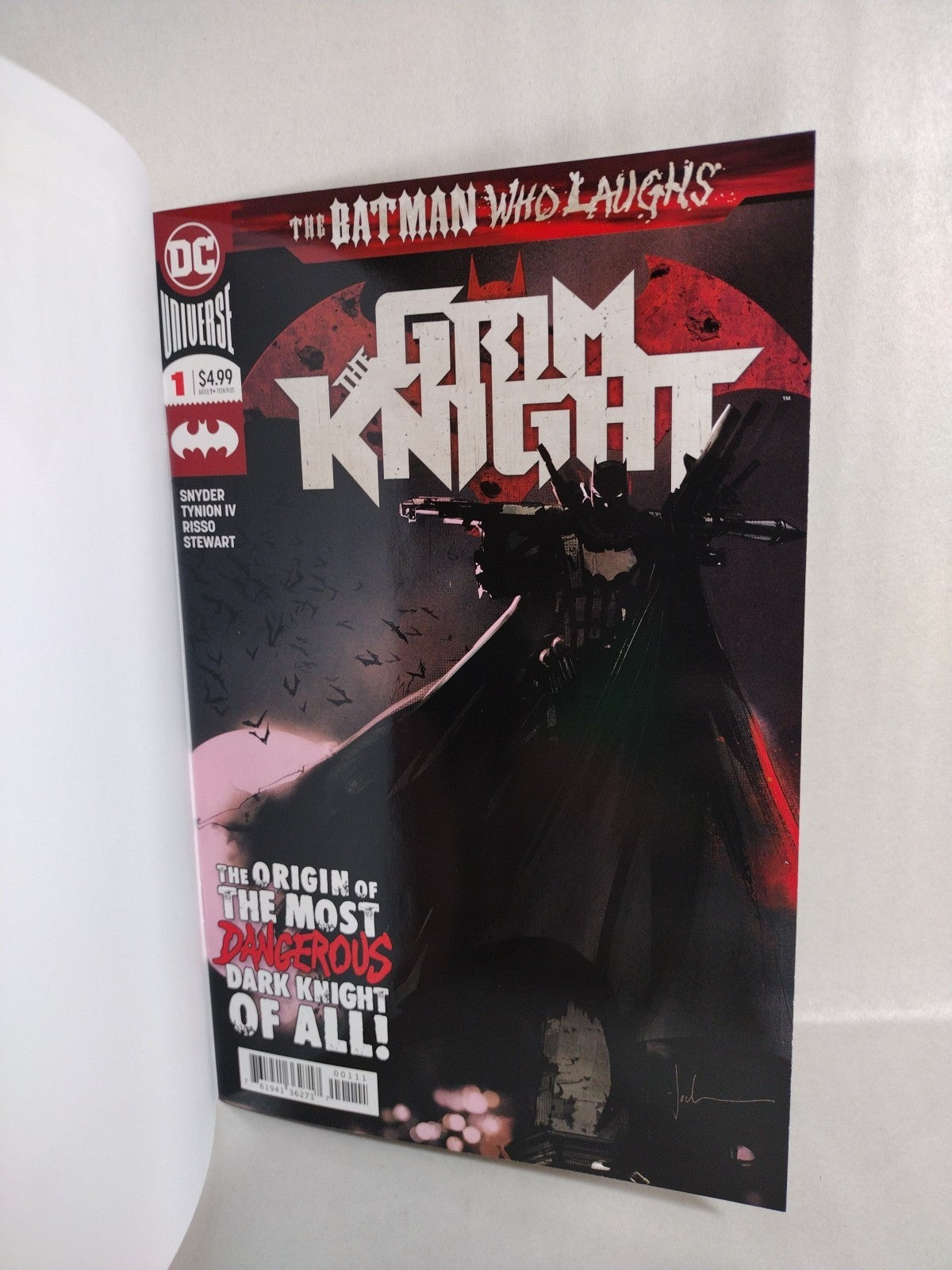 Batman Who Laughs Grim Knight #1 (2019) DC Blank Sketch Variant Cover Comic NM