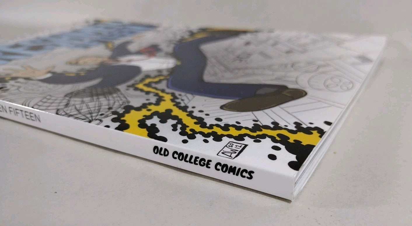 Freshmen Fifteenth (2012) Old College Comics TPB Early Dave Castr Interior Art