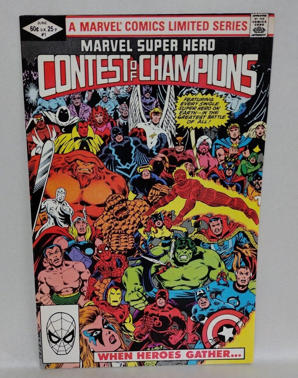 Contest Of Champions #1 2 3 (1982) Marvel Super Hero Comic Complete Lot Set