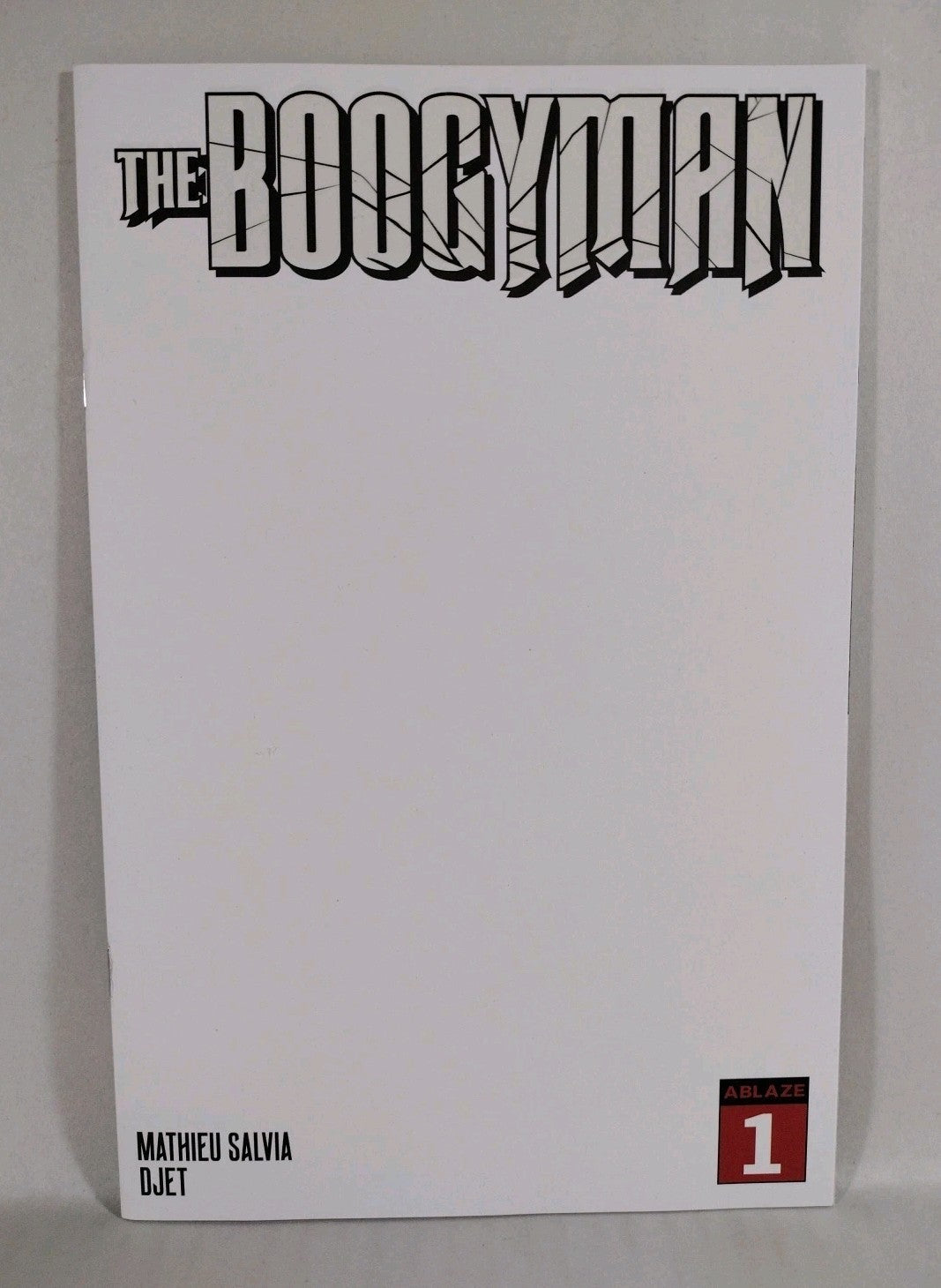 Boogyman #1 (2022) Ablaze Comic Blank Sketch Variant Glow In The Dark Cover NM