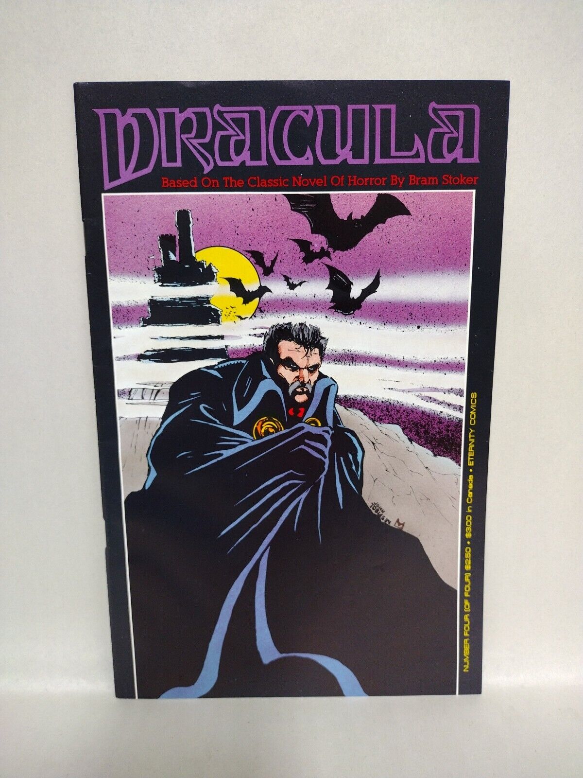 Dracula (1989) Complete Stoker Eternity Comic Set #1 2 3 4 Lady In The Tomb #1 