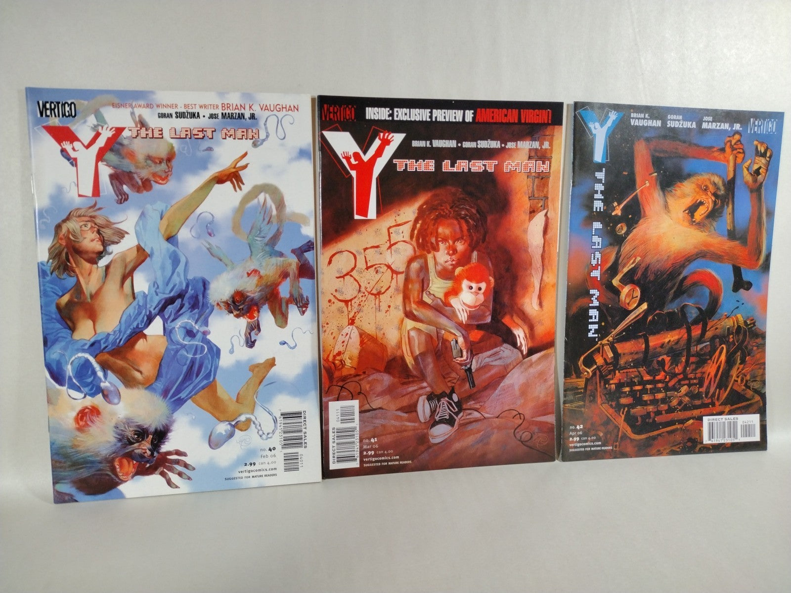 Y The Last Man (2005) Vertigo Comic Lot Set #37-60 Brian K Vaughn VF-NM