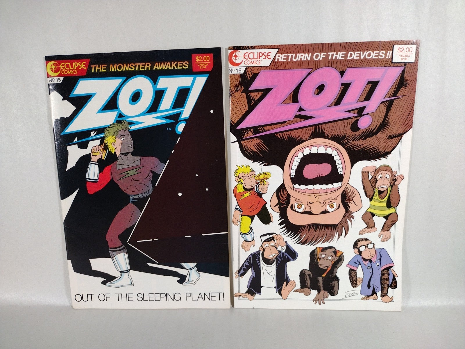 Zot! (1984) 26 Issue Eclipse Comic Lot Set 4 5 8 9 11-21 24-29 31 34-36 McCloud