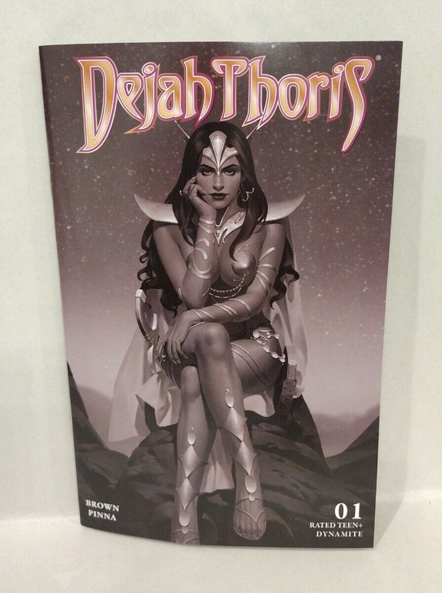 Dejah Thoris 1 (2023)  Dynamite Comic Incentive BW Cvr C Lucio Junggeon Yoon Art