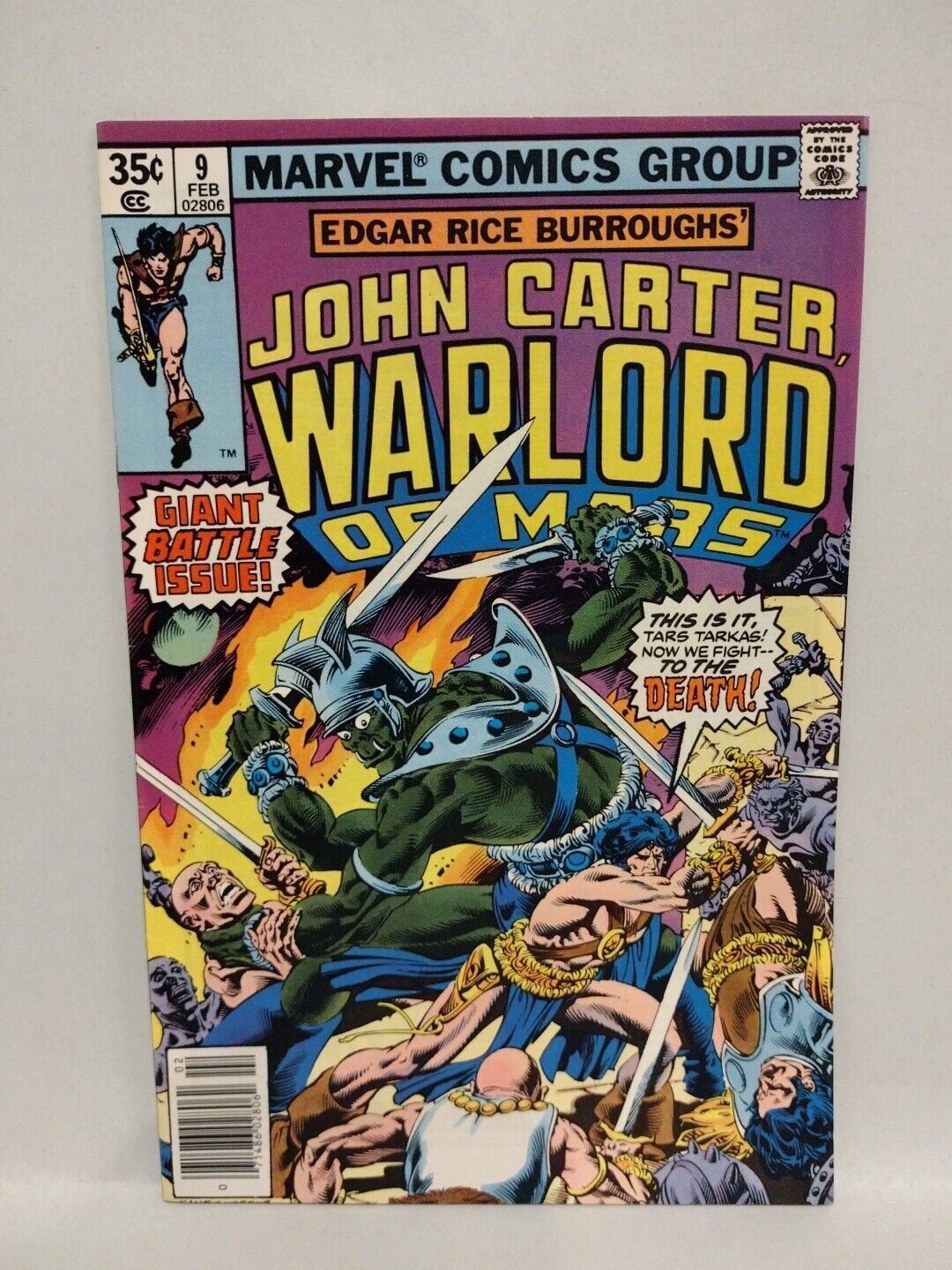 John Carter Warlord Of Mars 1977 Marvel Comic Lot 9 10 11 12 13 14 Dejah Thoris 