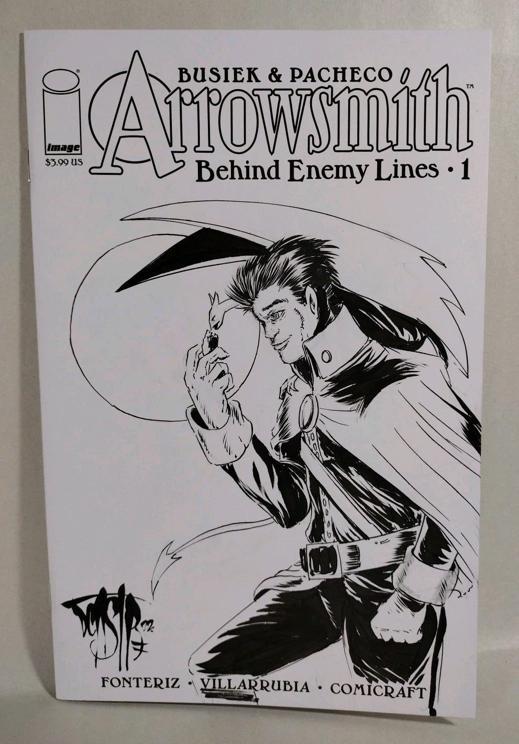 Arrowsmith #1 (2022) Image Sketch Cover Variant Comic W Original Dave Castr Art