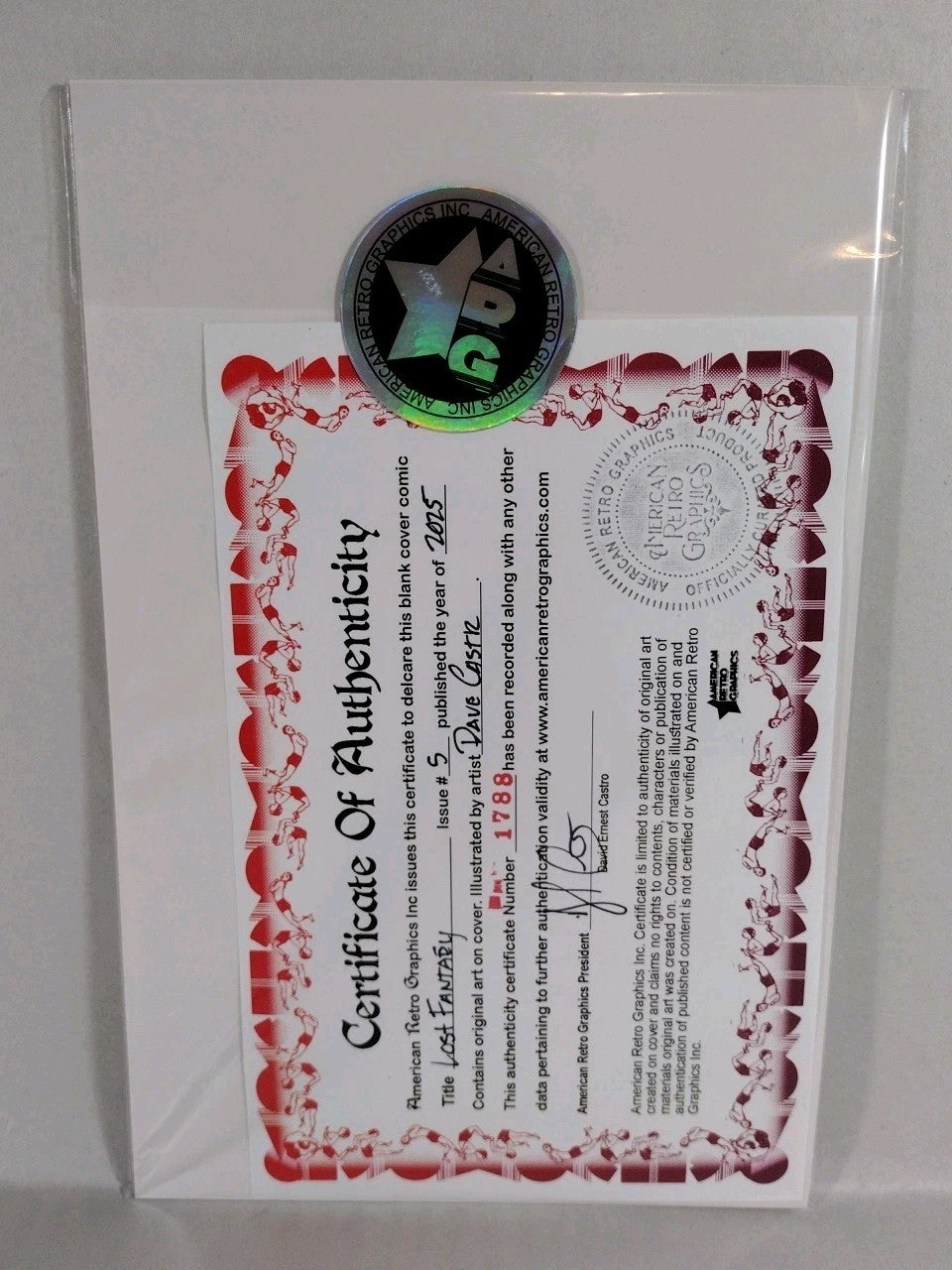 Lost Fantasy #1 (2025) Image Comic Sketch Var Cover W Original Dave Castr Art