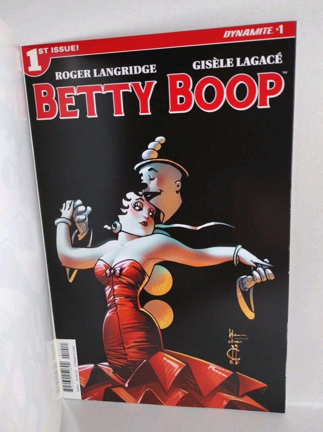 Betty Boop #1 (2016) Dynamite Sketch Cover Variant W Original Dave Castr Art