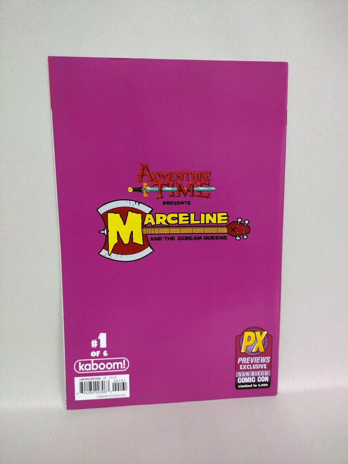 ADVENTURE TIME Marceline And The Scream Queens #1 (2012) Boom Comic SDCC Variant