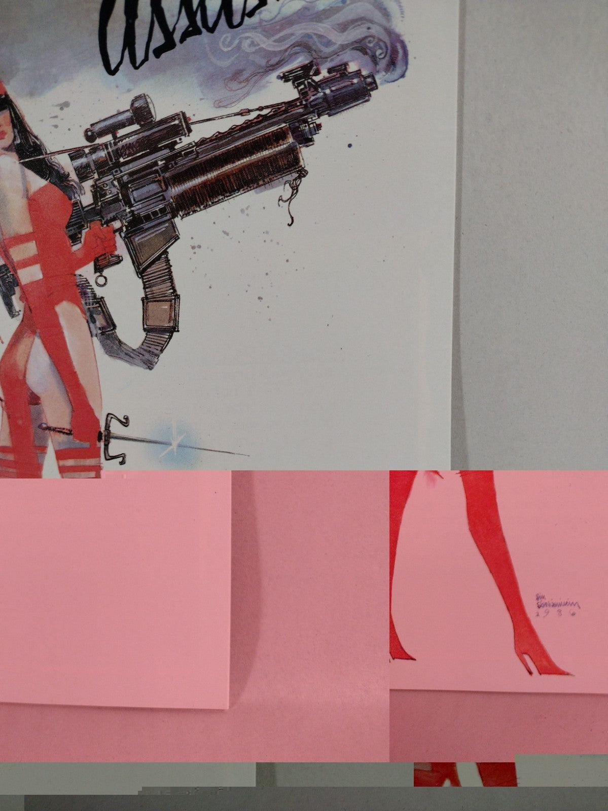 Elektra: Assassin #1 (1986) Marvel Epic Comic Bill Sienkiewicz Iconic Cover NM