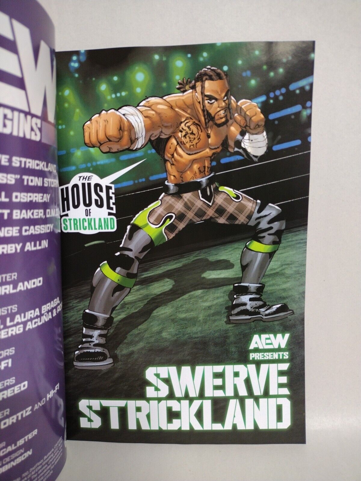 AEW Origins (2024) DC Wrestling Promotional Comic New NM