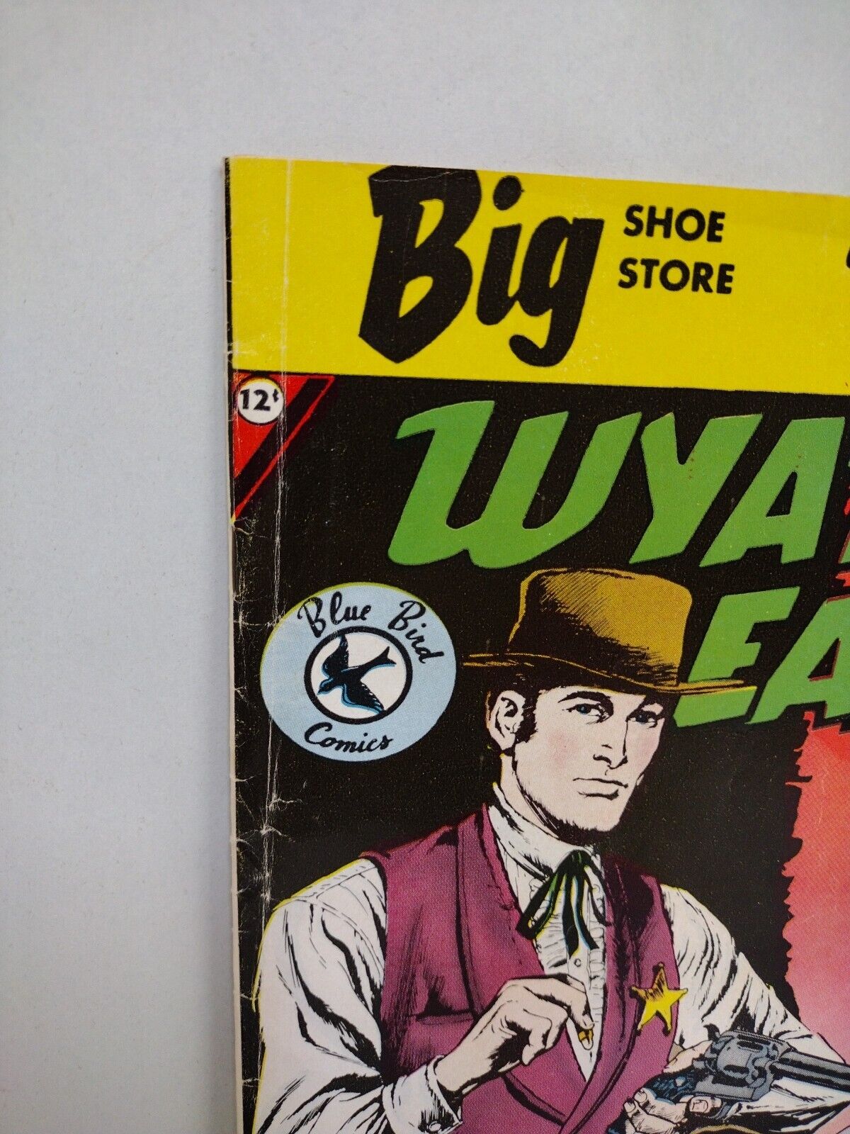 BLUE BIRD COMICS #14 WYATT EARP (1962) Charlton Comic Big Shoe Store Giveaway