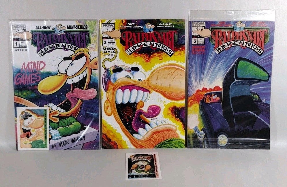 Ralph Snart Adventures Mind Games (1994) Complete Comic Mini-Series #1 2 3 DM
