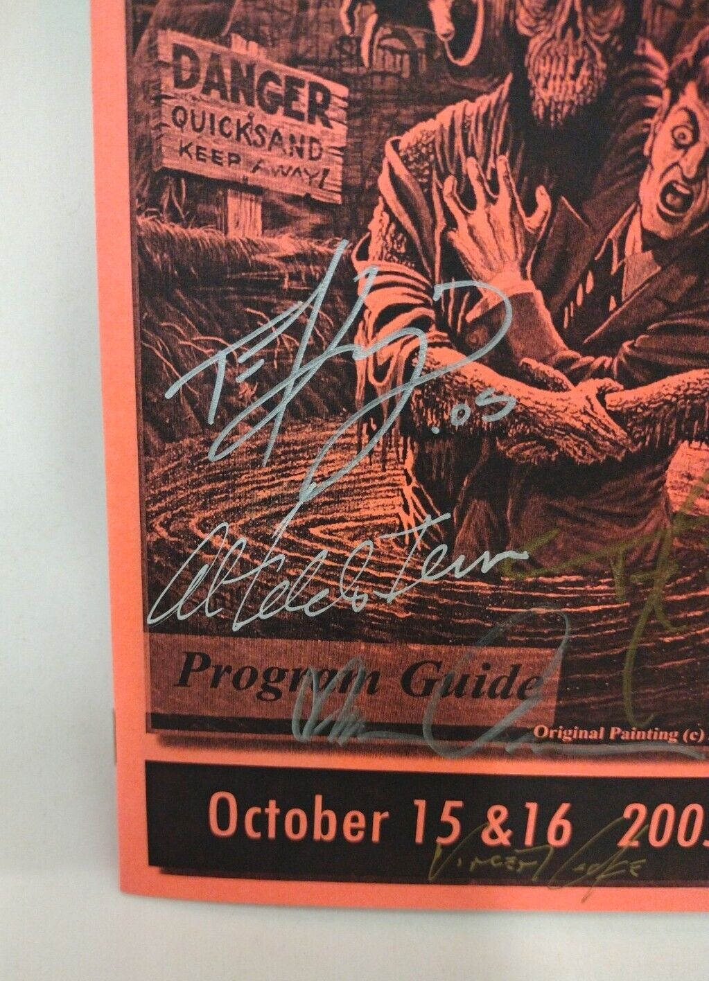 Motor City Comic Con 2005 Program 5x Signed Al Feldstein Locke Kaniuga Pulido +