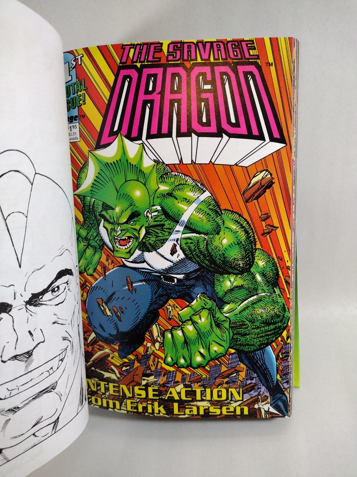 Savage Dragon Omnibus Savage Edition (1992) Image Custom Bound Comic HC W DJ