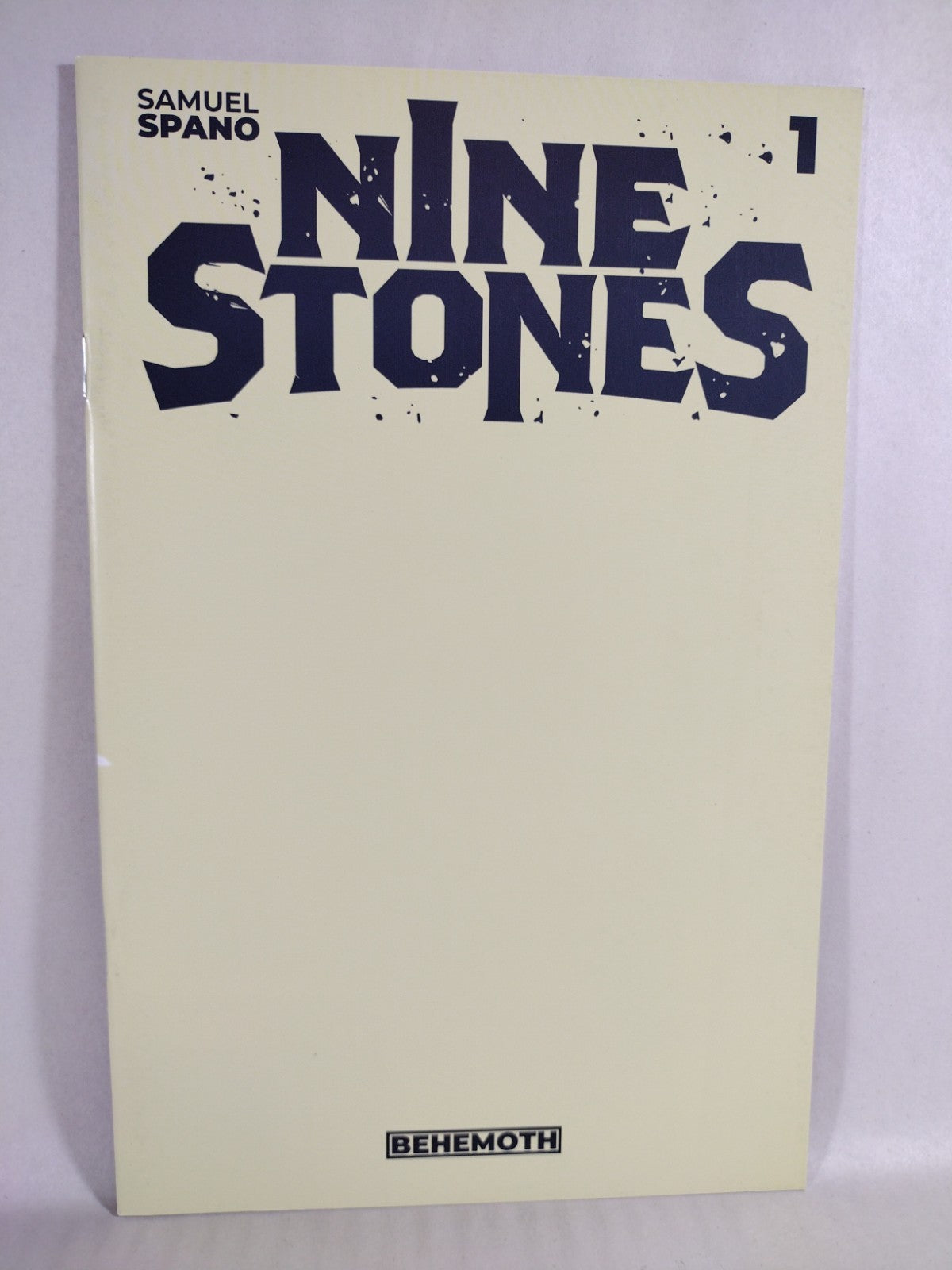 Nine Stones #1 (2021) Behemoth Blank Sketch Cover Variant Samuel Spano New NM