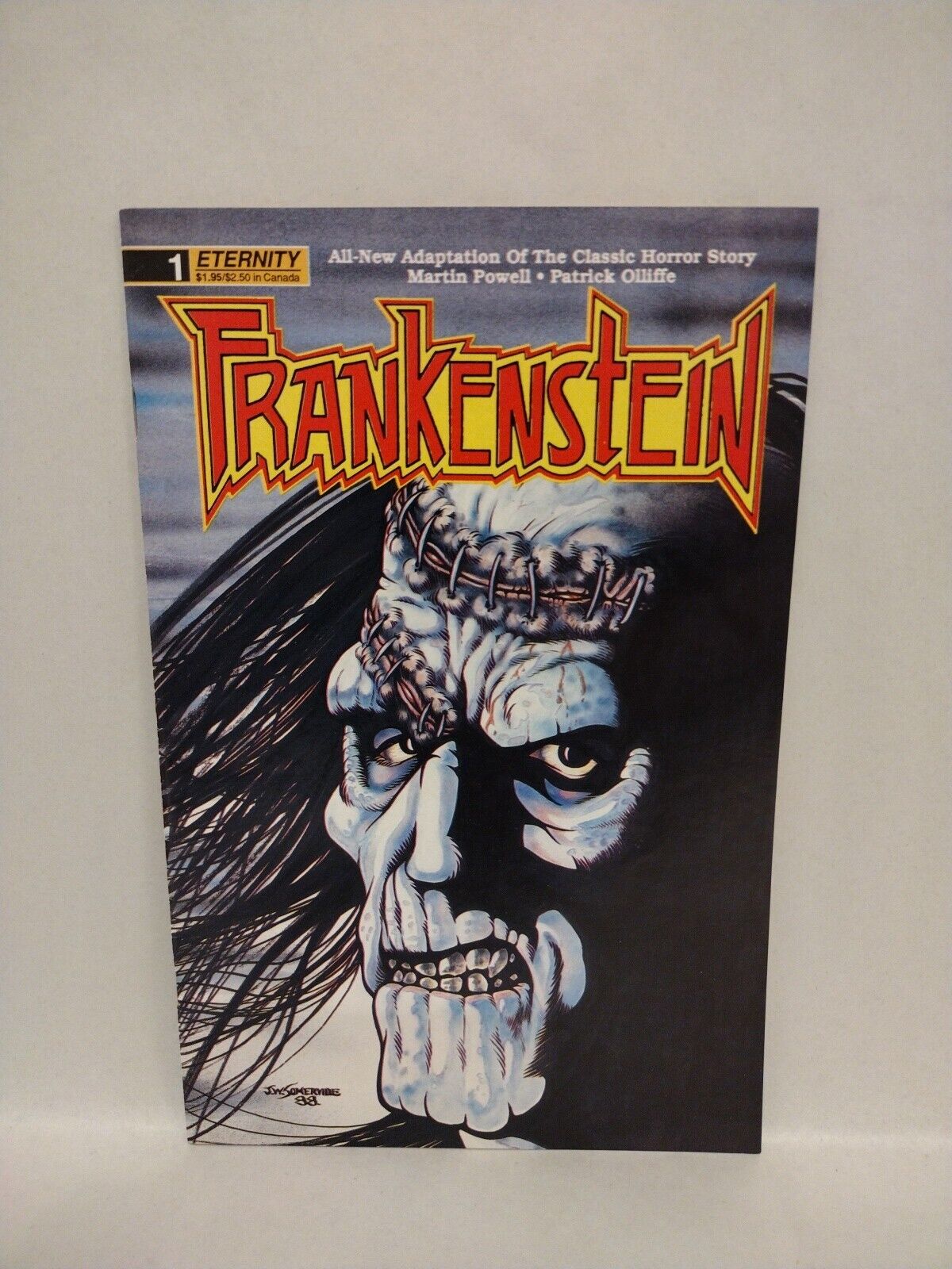 Frankenstein (1988) Complete Eternity Comic Set #1 2 3 Martin Powell Pat Oliiffe