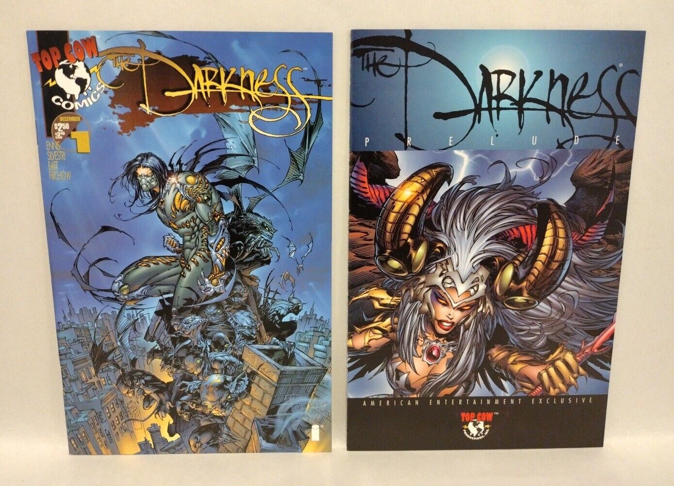 The Darkness #1 (1996) +American Entertainment Preview Top Cow Image Comic NM