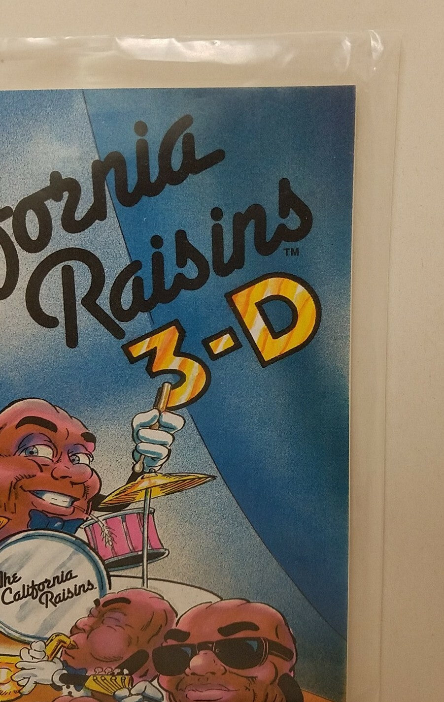 California Raisins 3-D #1 (1987) Comic Sealed W Glasses Blackthorne