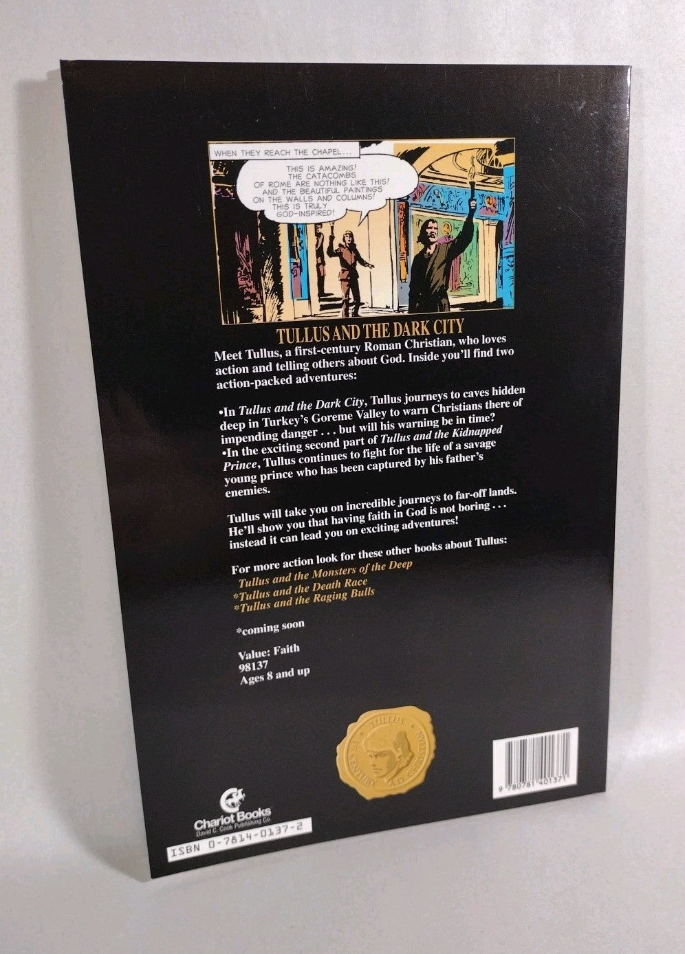 Tullus and the Dark City (1993) TPB Chariot Graphic Novel David Darrow Cover New